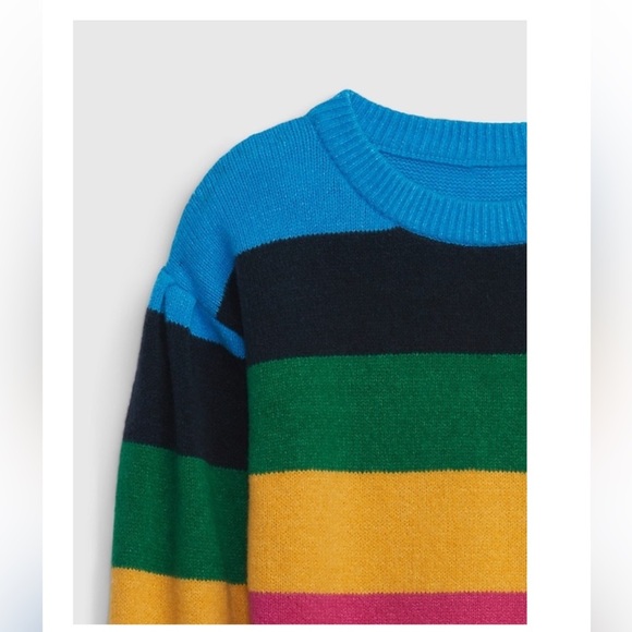 NWT Gap Kids Rainbow Sweater dress - Picture 2 of 4